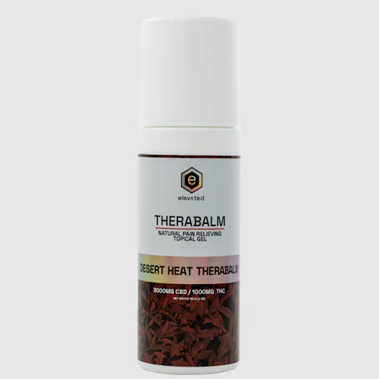 Elevated Labs - Therabalm Roll-On | Desert Heat | Balm | CBD:THC 3000mg:1000mg | 3oz - 1
