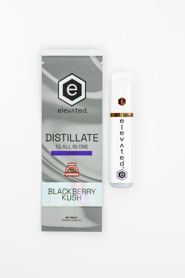 Elevated Labs - Elevated | Blackberry Kush | Distillate Disposable | 1g - 1