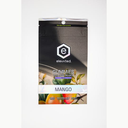 Elevated Labs - Mango Gummies Live Rosin Infused 100mg - 1