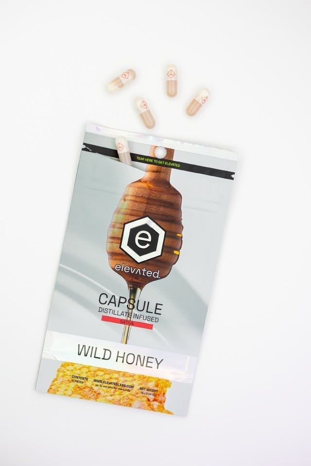 Elevated Labs - Elevated | Wild Honey Distillate | Sativa | Capsules | 10ct | 10mg/ea - 1
