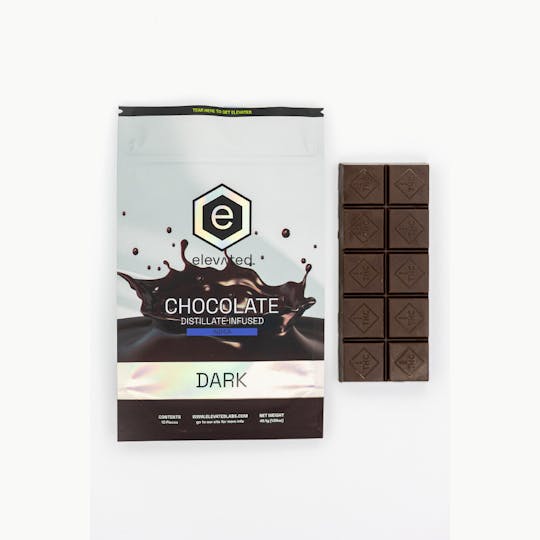 Elevated Labs - Dark Chocolate Distillate Infused 100mg - 1