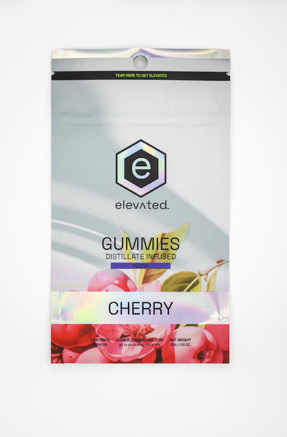 Elevated Labs - Elevated | Cherry Distillate Gummies | 100mg | 10ct | 10mg/ea - 1