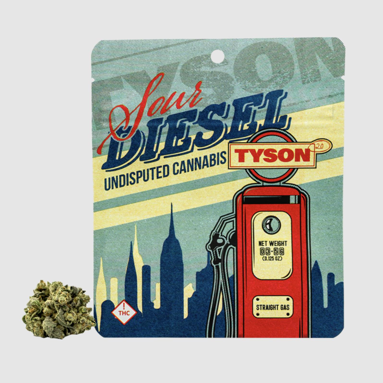 Elevated Labs - Elevated x Tyson 2.0 | Sour Diesel | Big Buds | 3.5g - 1