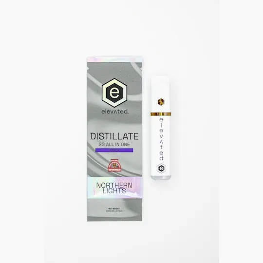 Elevated Labs - Elevated | Northern Lights | Distillate Disposable | 2g - 1