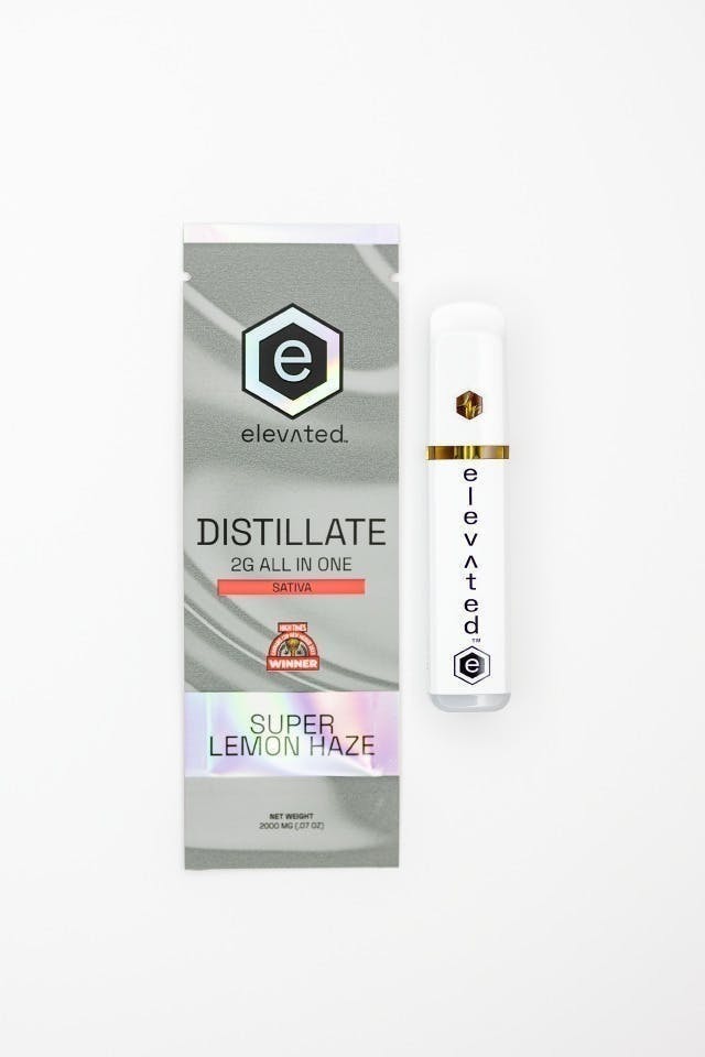 Elevated Labs - Elevated | Super Lemon Haze | Distillate Disposable | 2g - 1