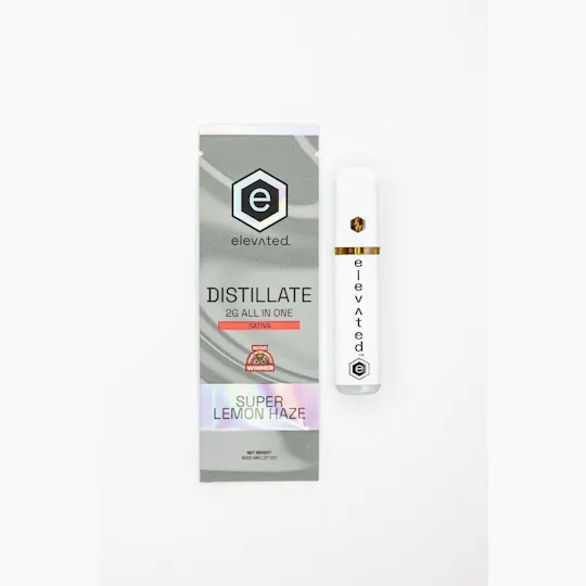 Elevated Labs - Elevated | Super Lemon Haze | Distillate Disposable | 2g - 1