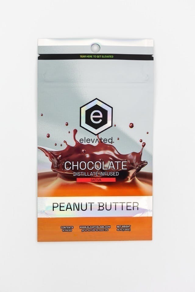 Elevated Labs - Elevated | Distillate Peanut Butter Chocolate | 100mg | 10ct | 10mg/ea - 1
