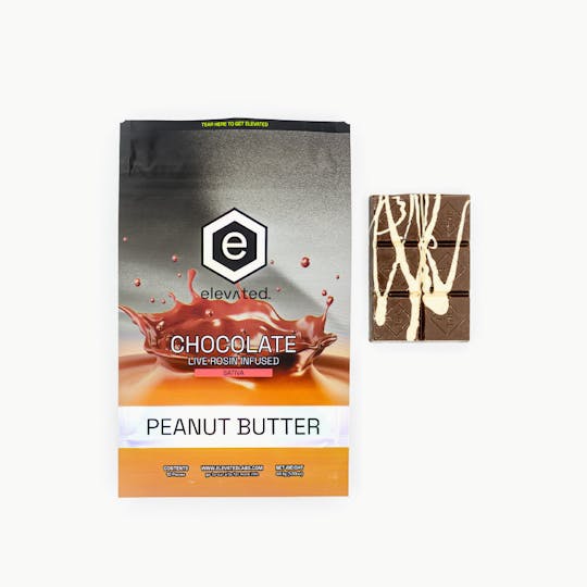 Elevated Labs - Peanut Butter Chocolate Live Rosin Infused 100mg - 1