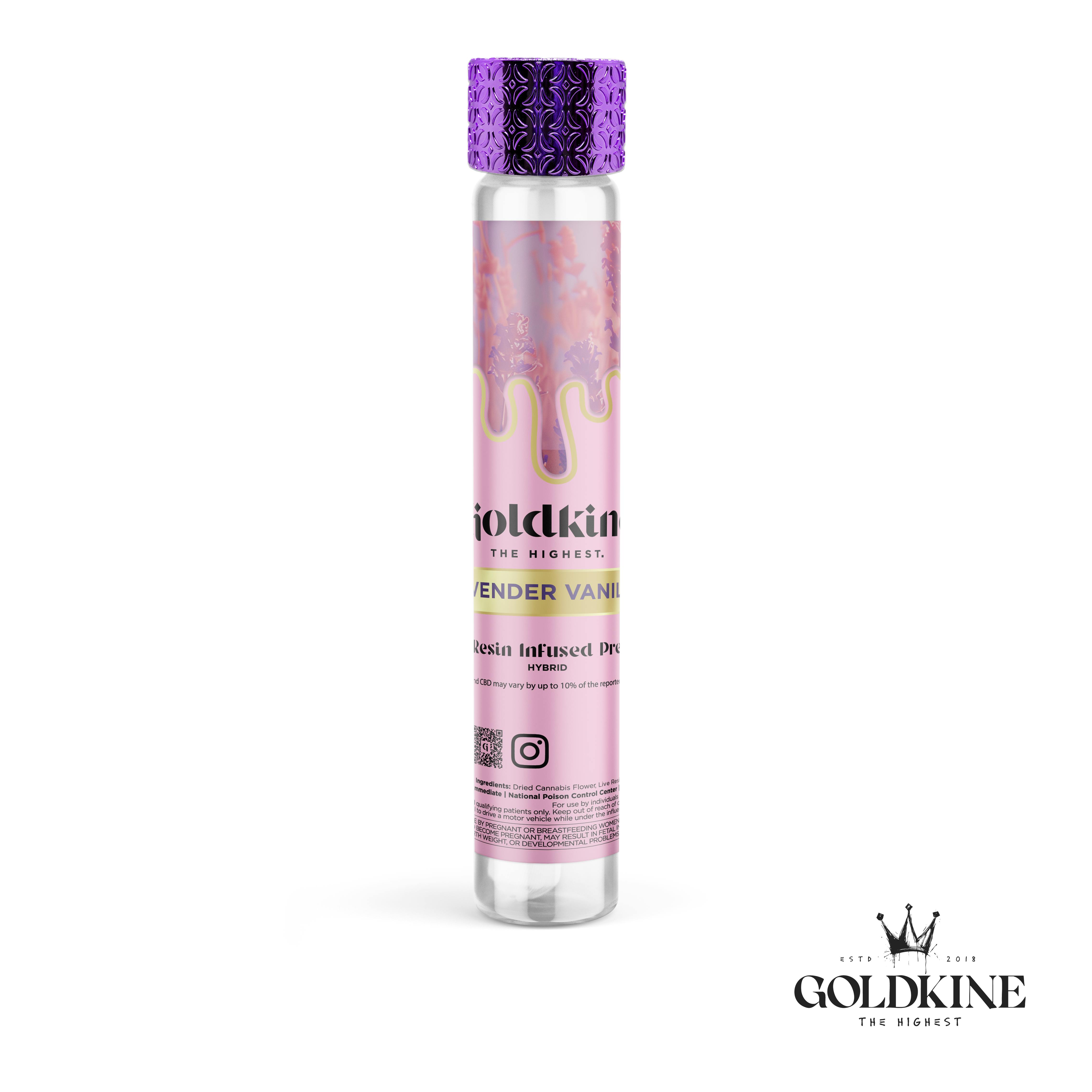 Goldkine - Goldkine Lux Infused Pre Rolls 1G | Lavender Vanilla - 1
