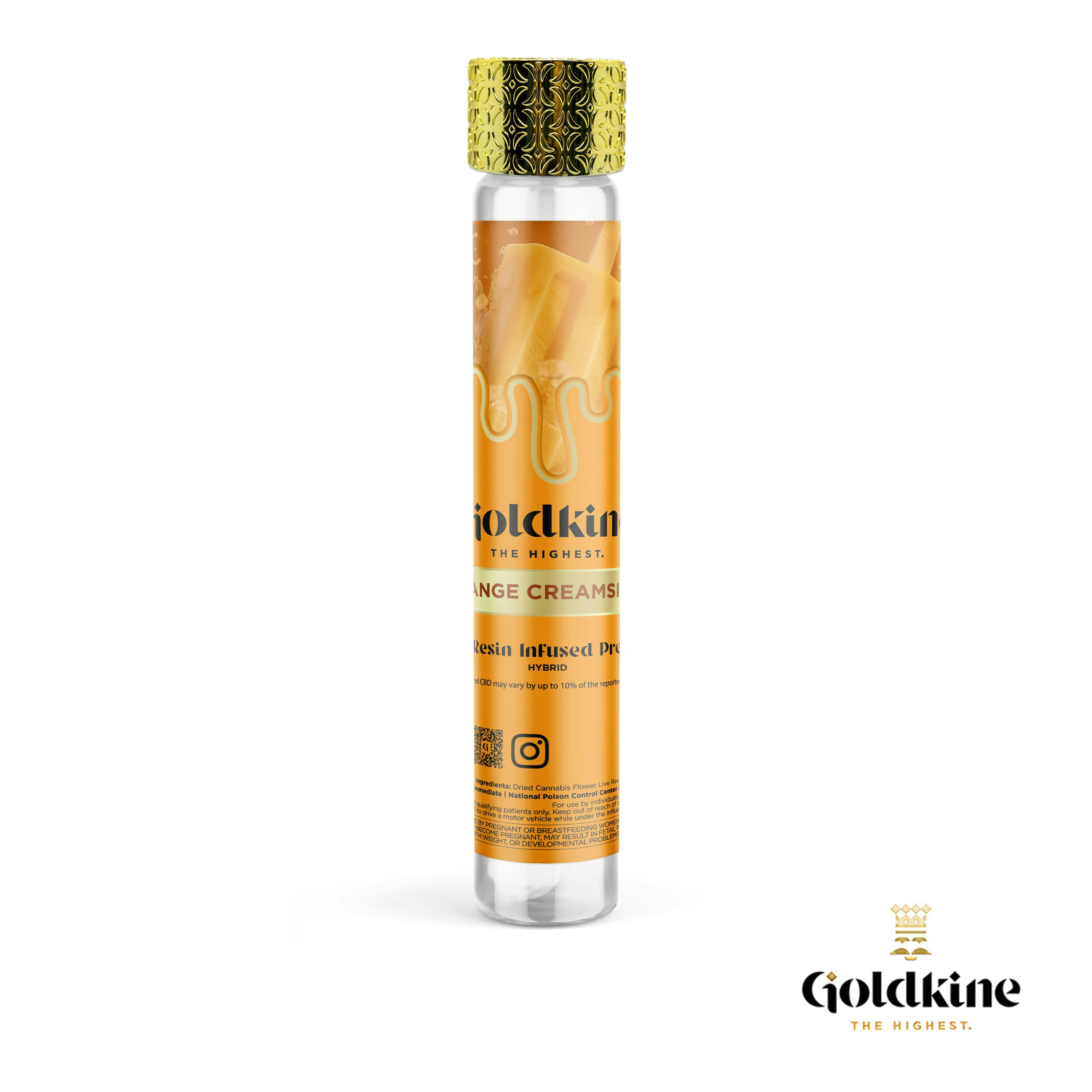 Goldkine - Orange Creamsicle | Luxe Infusions Infused Pre-Roll | 1g - 1