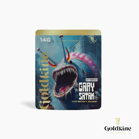 Goldkine - Goldkine Flower 14G (Mylar) | Gary Satan - 1