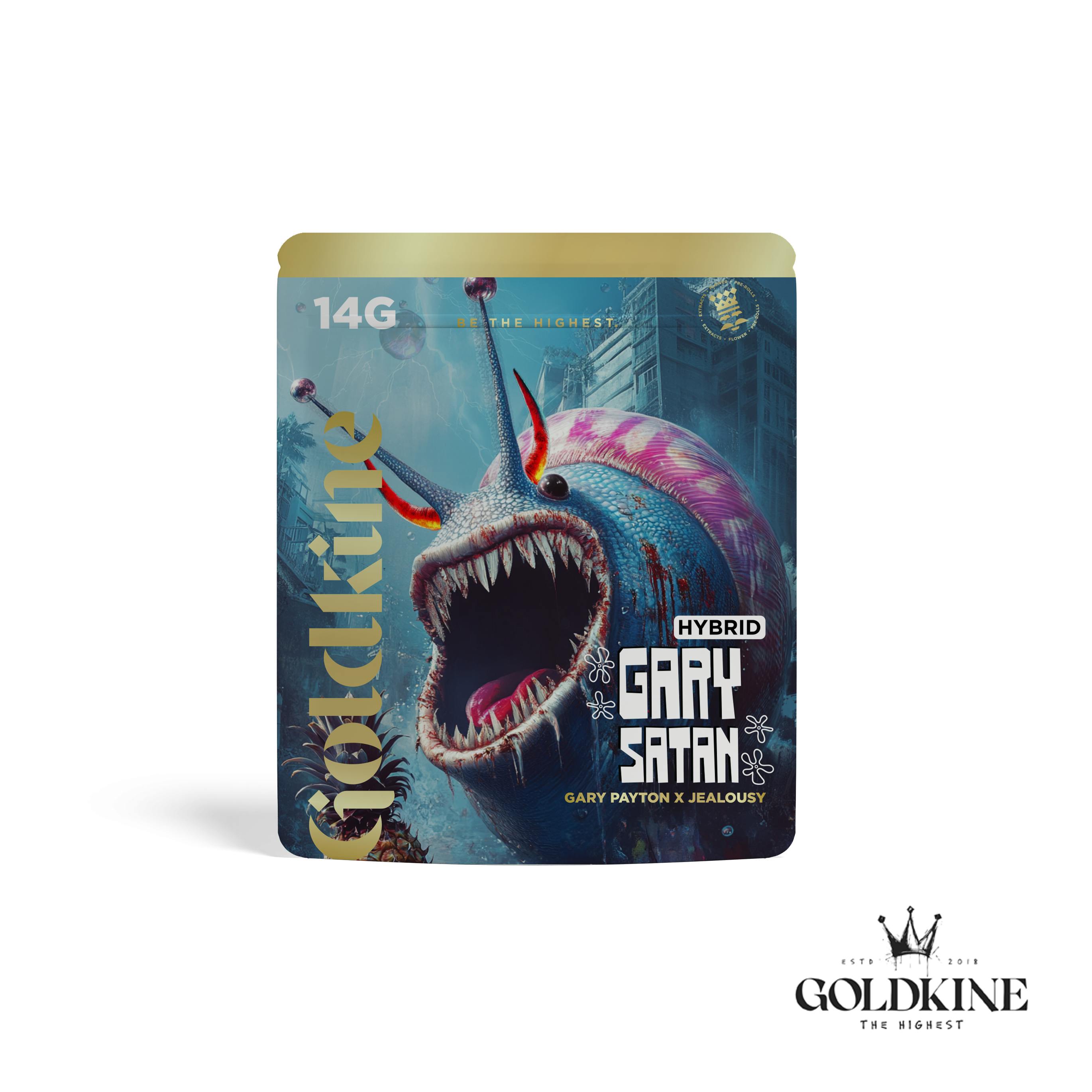 Goldkine - Goldkine Flower 14G (Mylar) | Gary Satan - 1