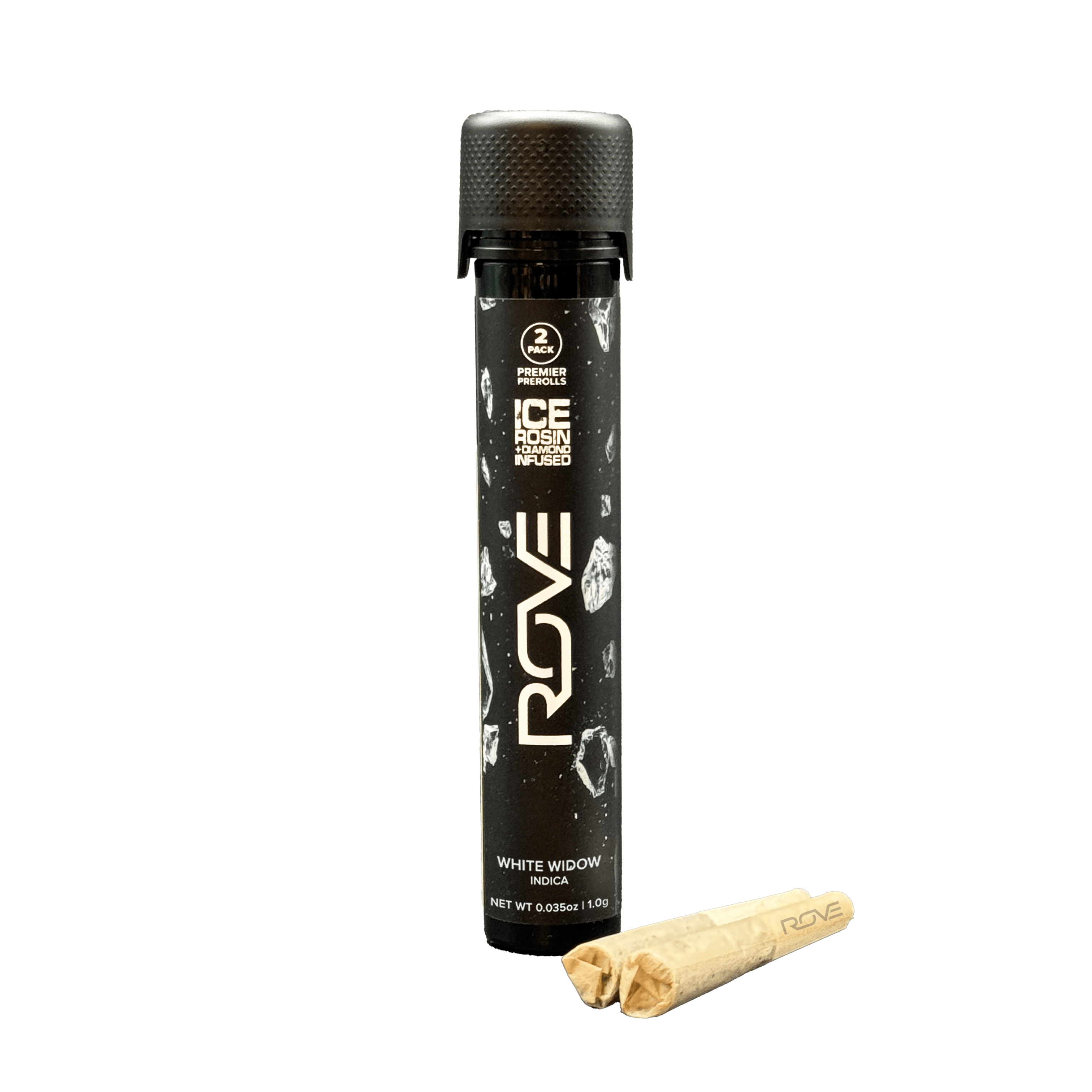 ROVE - Super Lemon Haze | Premier Rosin & Diamond Infused Prerolls 0.5g | 2pk - 1