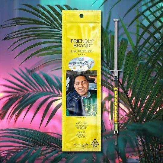 Friendly Brand - Friendly Brand | Live Resin Applicator | Watermelon OG | Extract Oils | 1g - 1