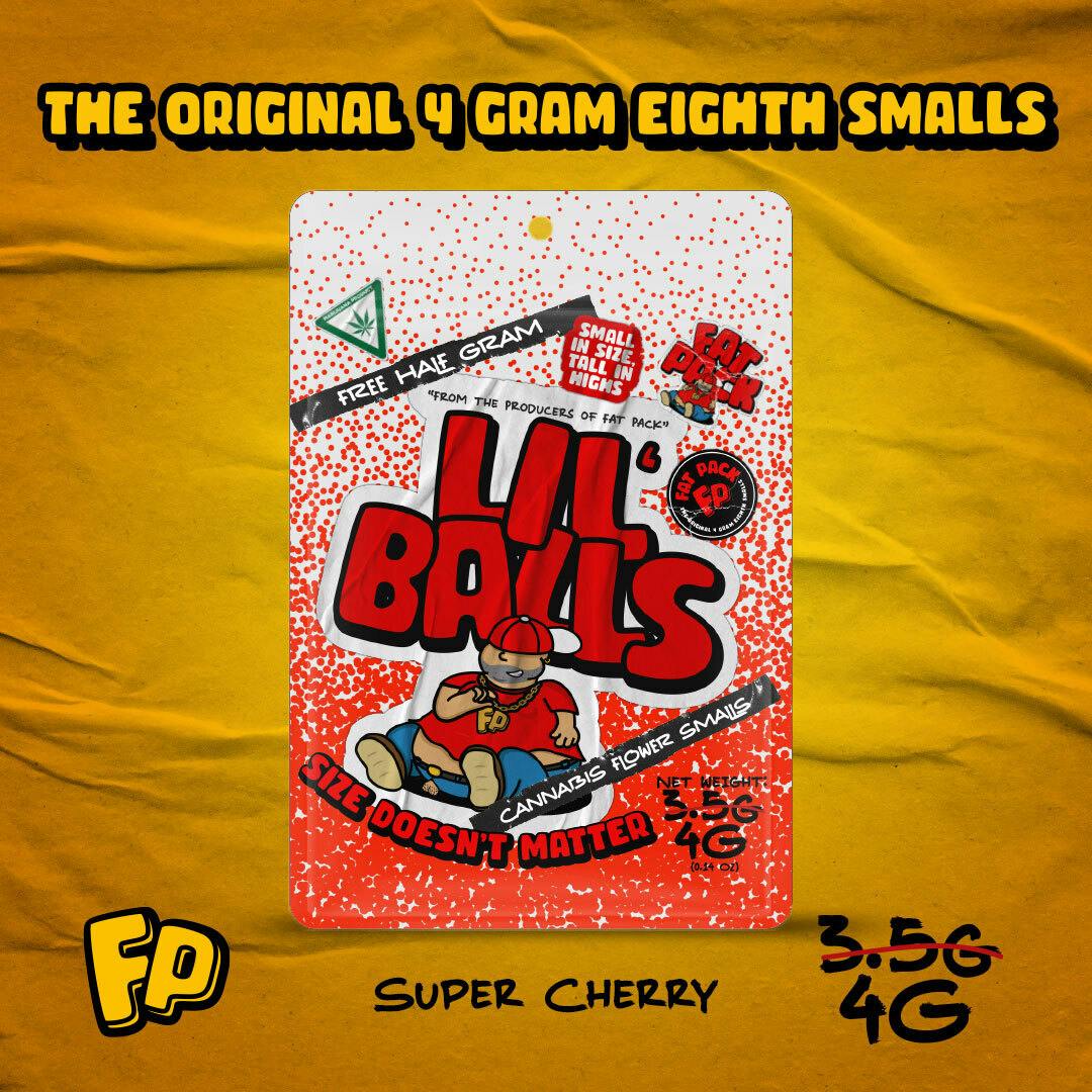 Fat Pack - LIL' BALLS: Super Cherry (4G 8TH Smalls Prepack) - 1