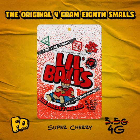 Fat Pack - LIL' BALLS: Super Cherry (4G 8TH Smalls Prepack) - 1