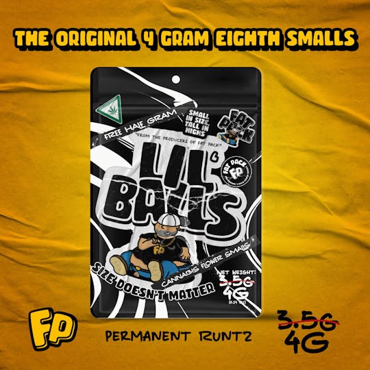 Fat Pack - LIL' BALLS: Permanent Runtz (4G 8TH Smalls Prepack) - 1