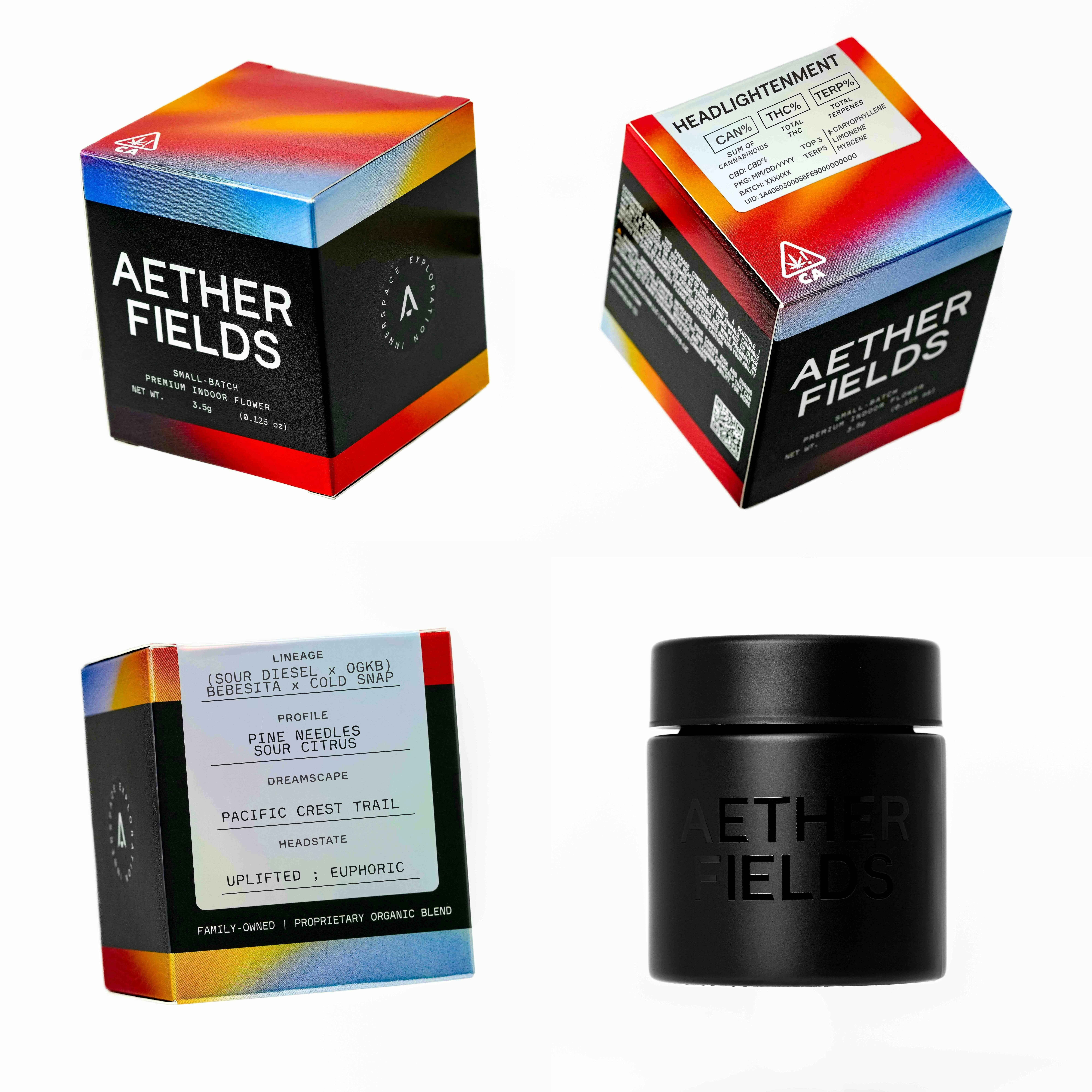 AETHER FIELDS - HEADLIGHTENMENT | Sativa | 3.5g Flower - 1