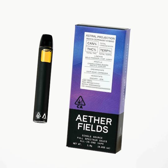 AETHER FIELDS - ASTRAL PROJECTION // PREMIUM AIO VAPE - 1g - 1