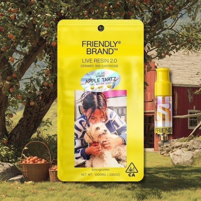 Friendly Brand - Friendly Brand | Apple Tartz | Live Resin Cartridge | 1g - 1