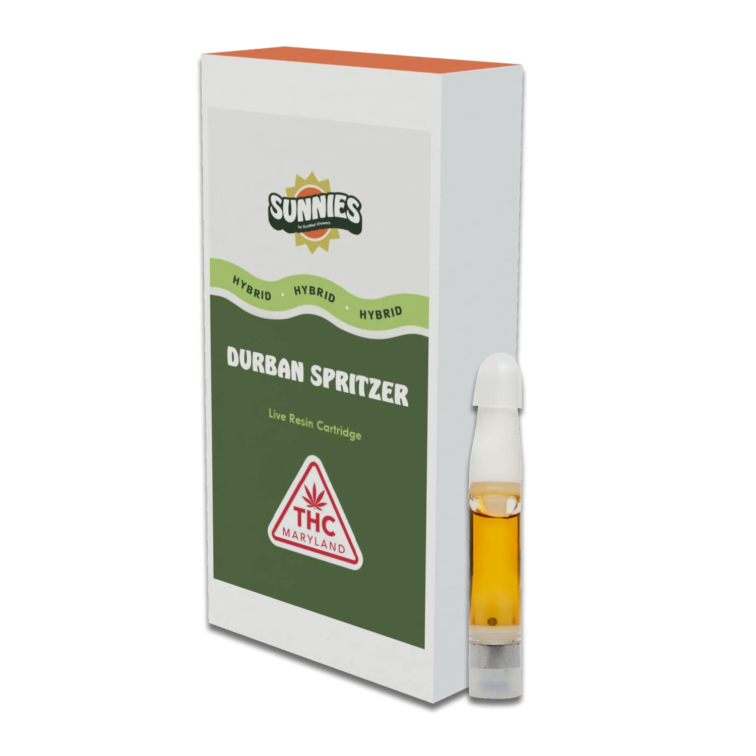SunMed Growers - Durban Spritzer Live Resin Cartridge 0.5g - 1