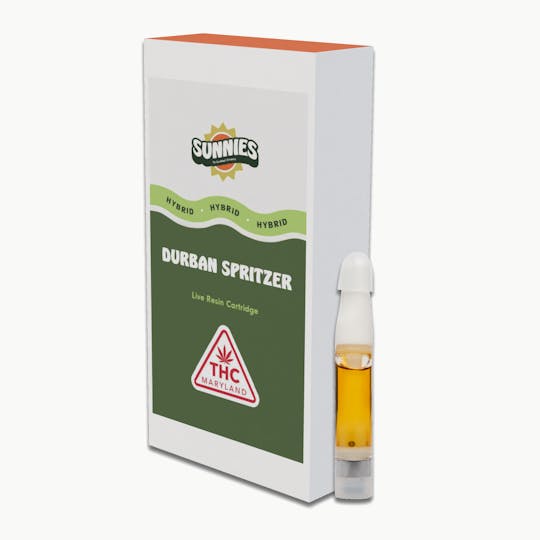 SunMed Growers - Durban Spritzer Live Resin Cartridge 0.5g - 1