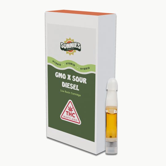SunMed Growers - GMO x Sour Diesel Live Resin Cartridge 0.5g - 1