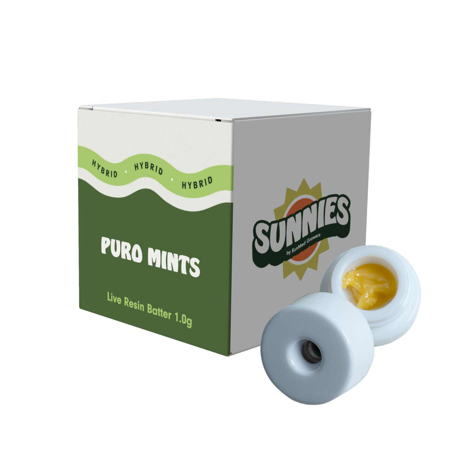 SunMed Growers - Puro Mints Live Resin Batter 1.0g - 1