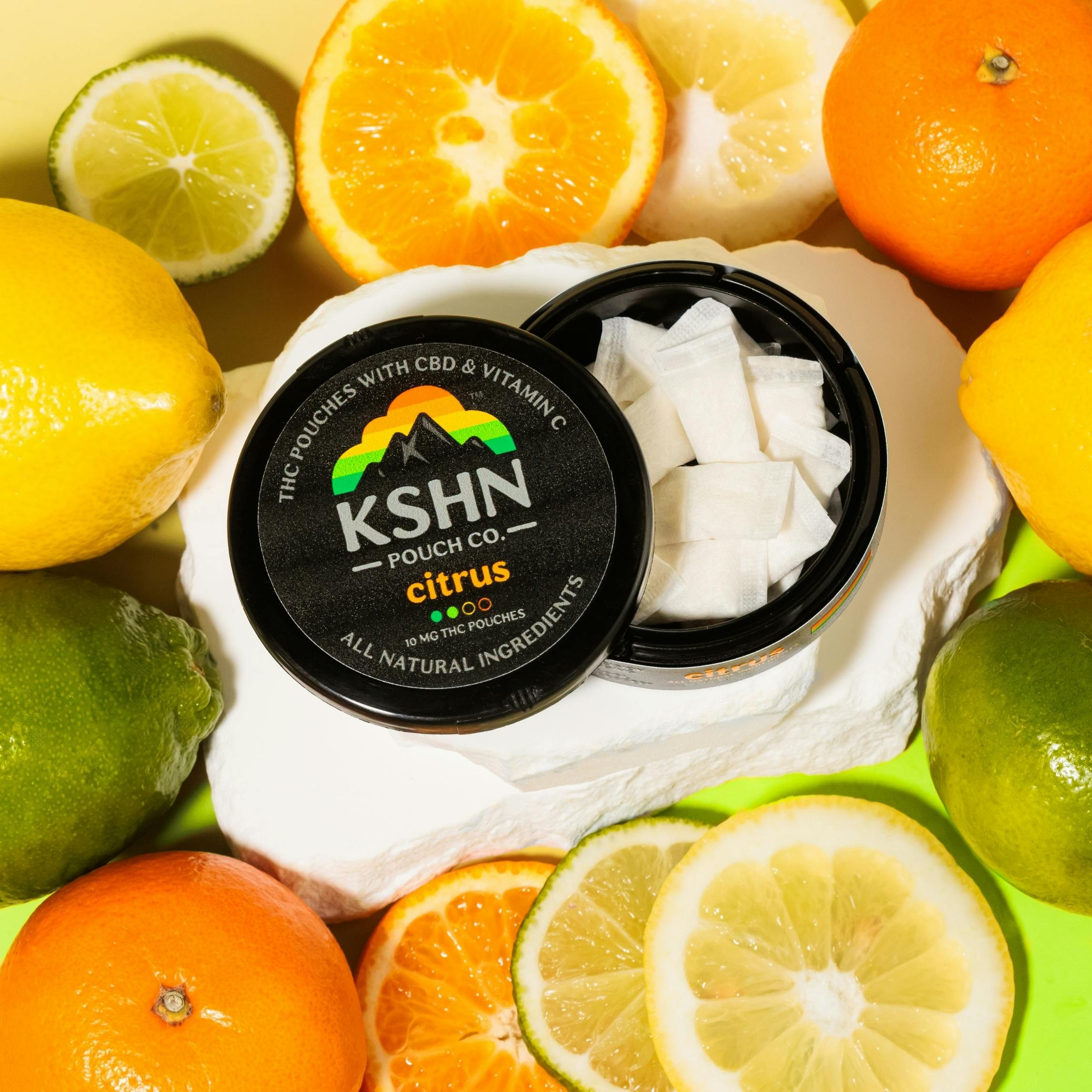 KSHN Pouch Co - Citrus | KSHN 10mg THC Pouch [20ct] - 1