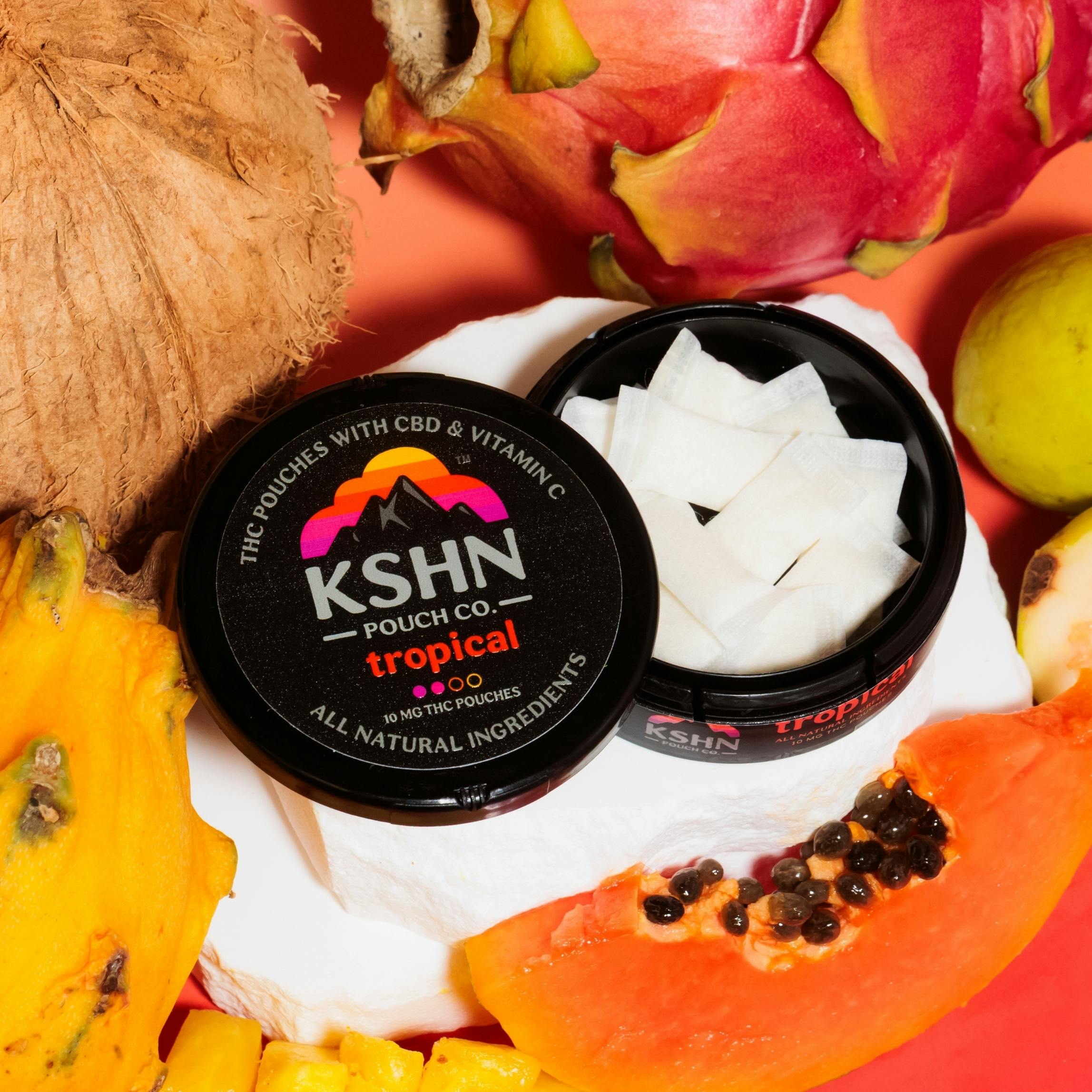 KSHN Pouch Co - Tropical | KSHN 10mg THC Pouch [20ct] - 1