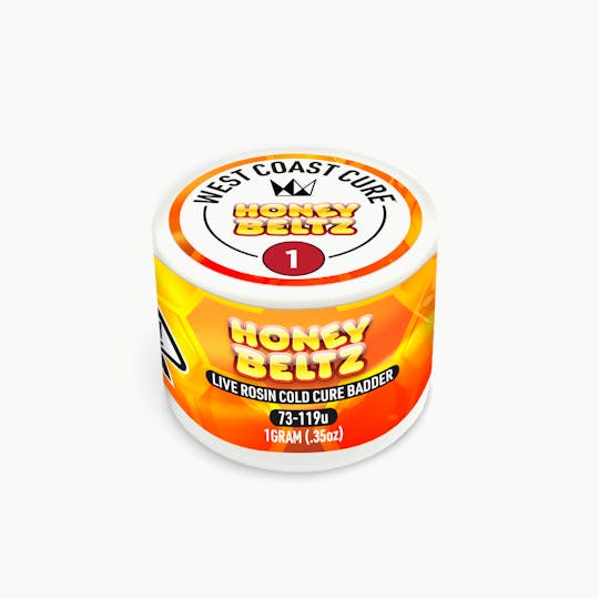 West Coast Cure - Honey Beltz - 1G Live Rosin Cold Cure Badder - Tier 1 - 1