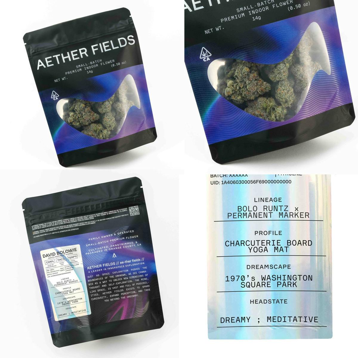 AETHER FIELDS - DAVID BOLOWIE // PREMIUM INDOOR BIGS - 14g - 1