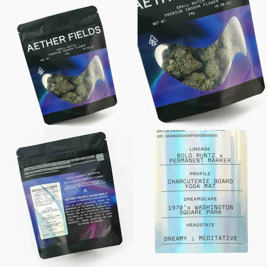 AETHER FIELDS - DAVID BOLOWIE | Indica | 14g Bigs - 1