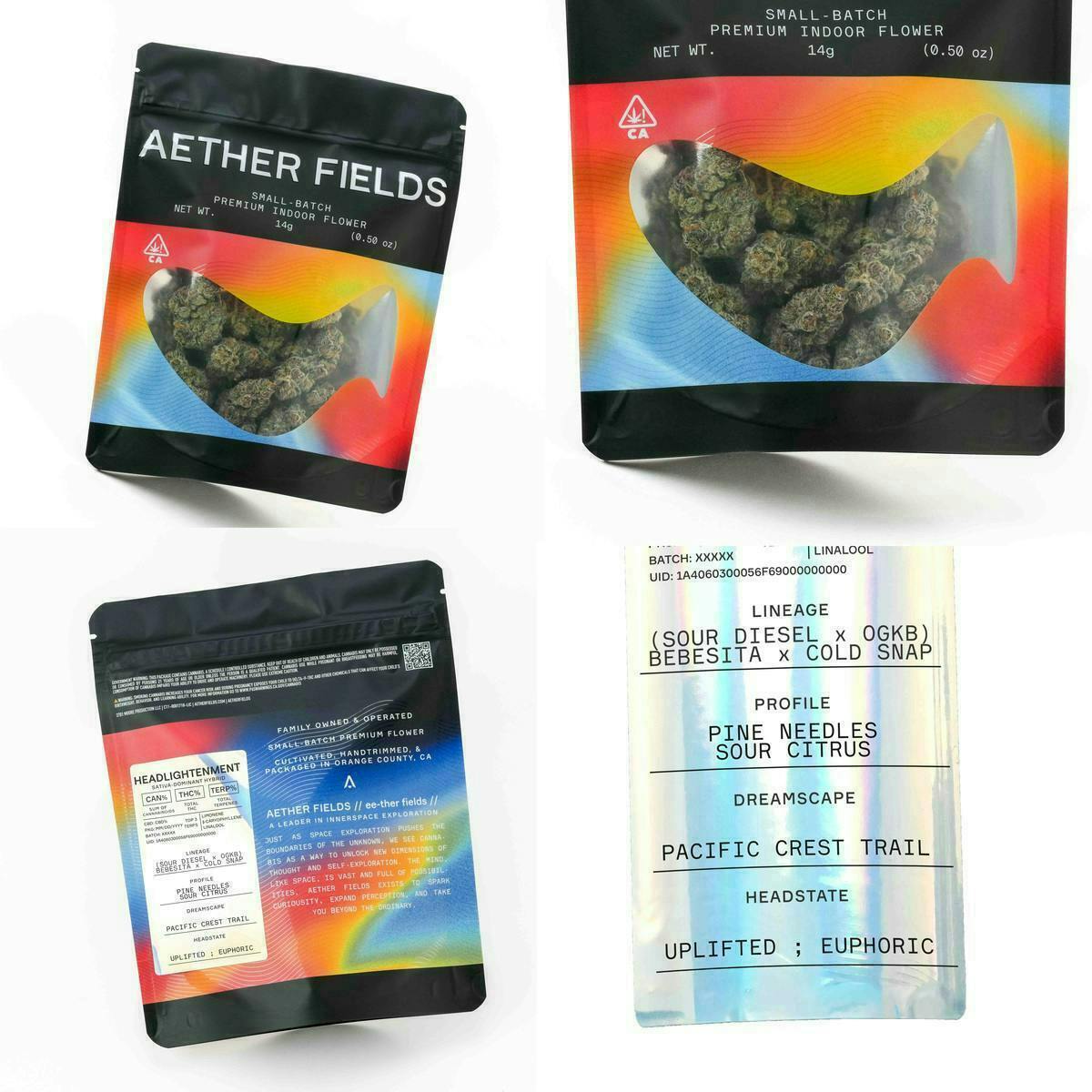 AETHER FIELDS - HEADLIGHTENMENT | Sativa | 14g Bigs - 1
