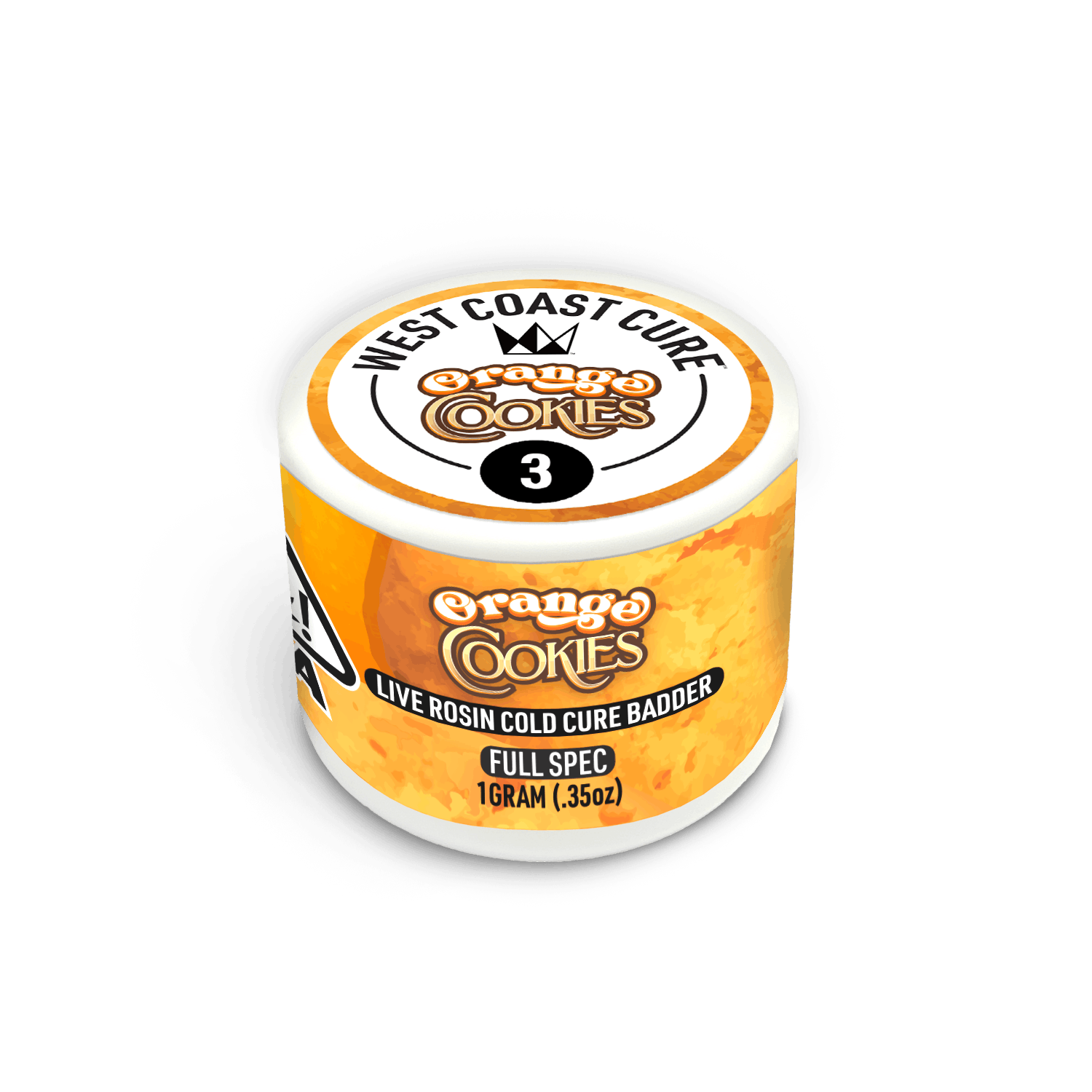 West Coast Cure - Orange Cookies - 1G Live Rosin Cold Cure Badder - Tier 3 - 1