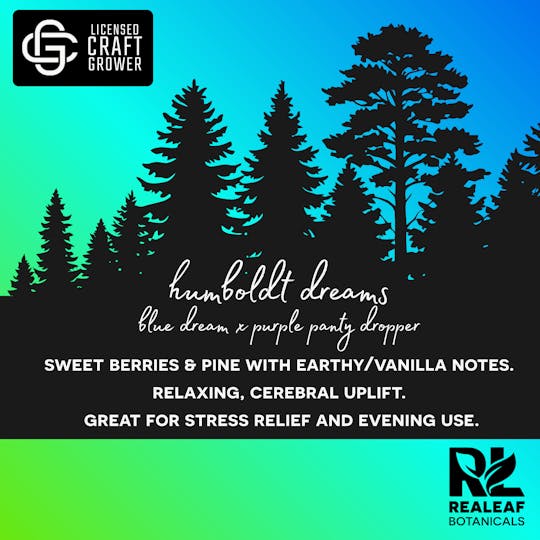 Realeaf Botanicals - Humboldt Dreams Foryst Flower 1.0g - 1