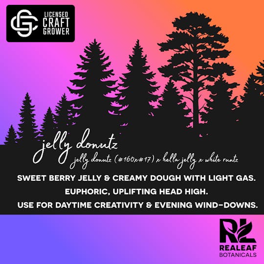 Realeaf Botanicals - Jelly Donutz Foryst Flower 1.0g - 1