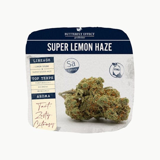Butterfly Effect - Grow Ohio - Super Lemon Haze - 5.66g Flower - 1