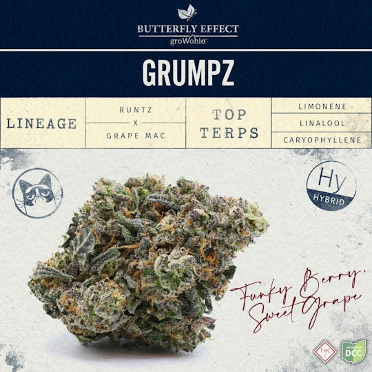 Butterfly Effect - Grow Ohio - GRMPZ - 14.15g Flower - 1