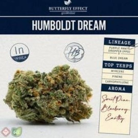 Butterfly Effect - Grow Ohio - Humboldt Dream - 2.83g Flower - 1