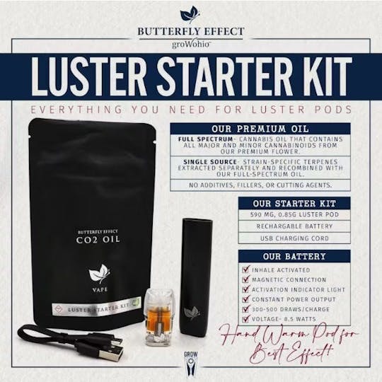 Butterfly Effect - Grow Ohio - Peach Dosi - Luster Pod Starter Kit - 1