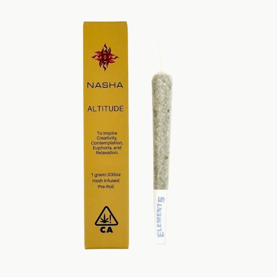 NASHA - Altitude 1 gram Preroll - Northern LightsxChemDawg x Super Boof - 1