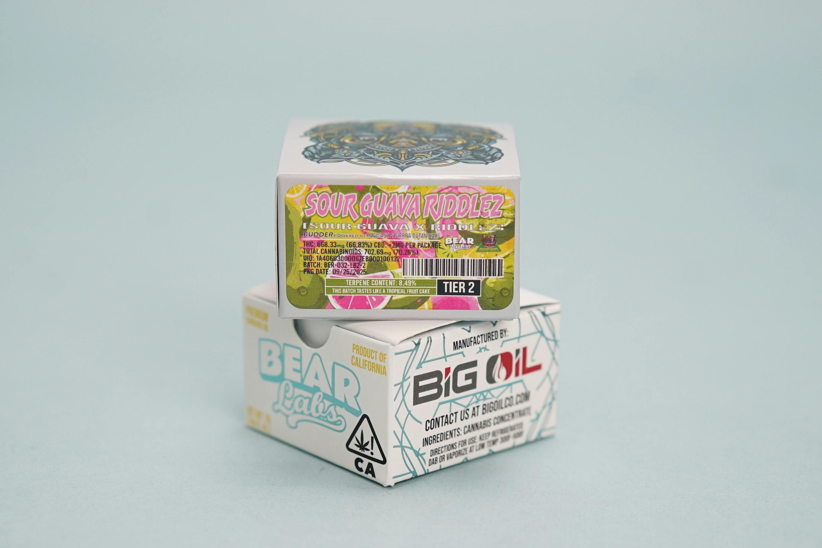 Bear Labs - BEAR Labs - Sour Guava Riddlez - Live Resin Budder Tier 2 - 1