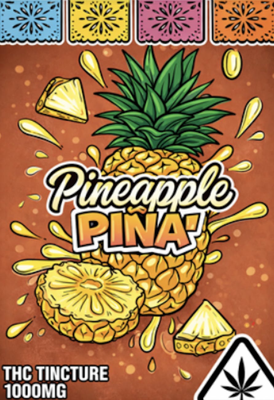 Casa Flor - Casa Flor | Pineapple Piña | Live Rosin | Tincture | 1000mg | 2oz - 1