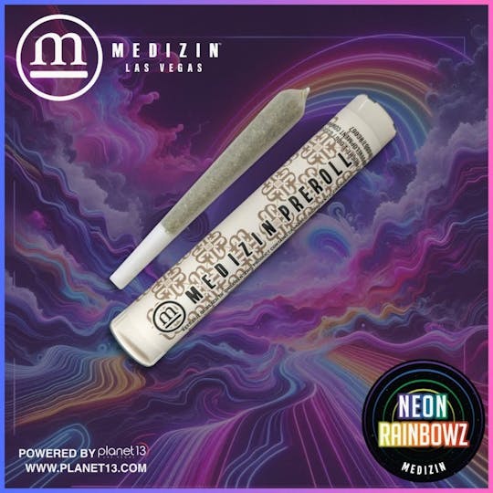 Medizin - Neon Rainbowz (H) Pre-Roll | 1g - 1
