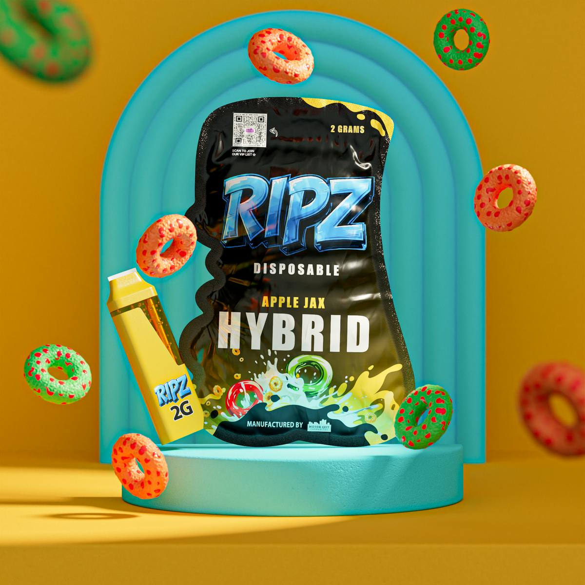 Ripz - Ripz 2G Disposable Apple Jax - 1