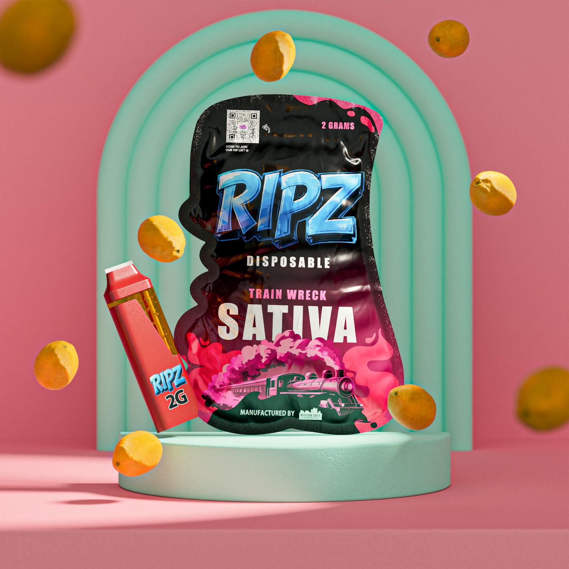 Ripz - Ripz 2G Disposable Train Wreck - 1