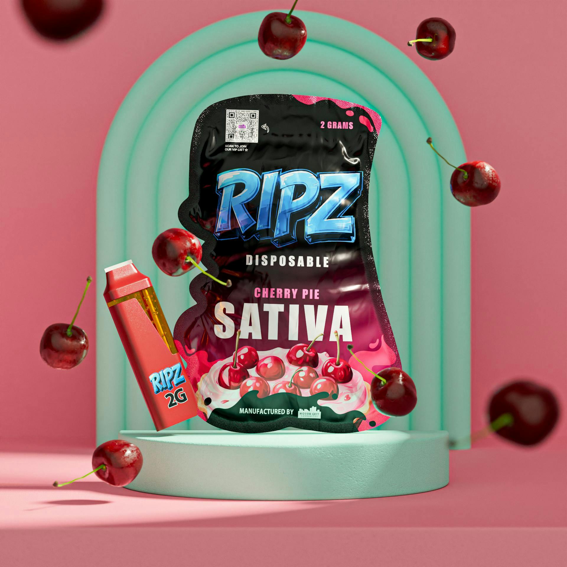 Ripz - Ripz | Cherry Pie | Disposable | 2g - 1
