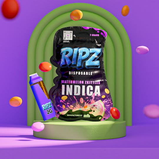 Ripz - Ripz 2G Disposable Watermelon Zkittles - 1