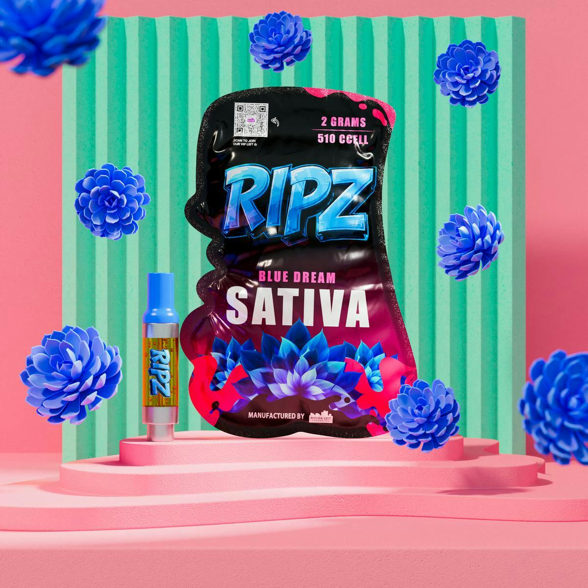 Ripz - Ripz | Blue Dream | 510 Cartridge | 2g - 1